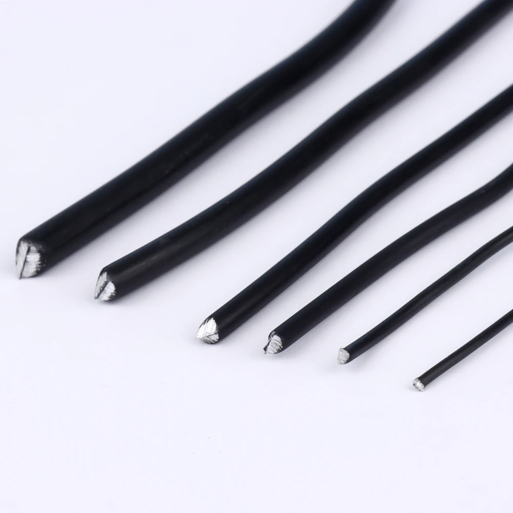 Bonsai Wires Anodized Aluminum Bonsai Training Wires 1mm/1.5mm/2mm Gardening Tools Pot Bonsai Shape Aluminum Wires Black