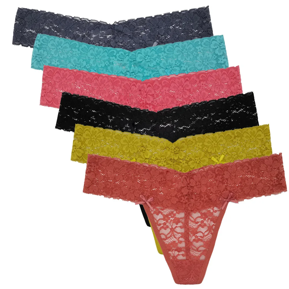 New Lace Thong Young Girl's Cotton G-String Panties for Teenagers Girl String Briefs Underwear Intimate Lingerie T-back