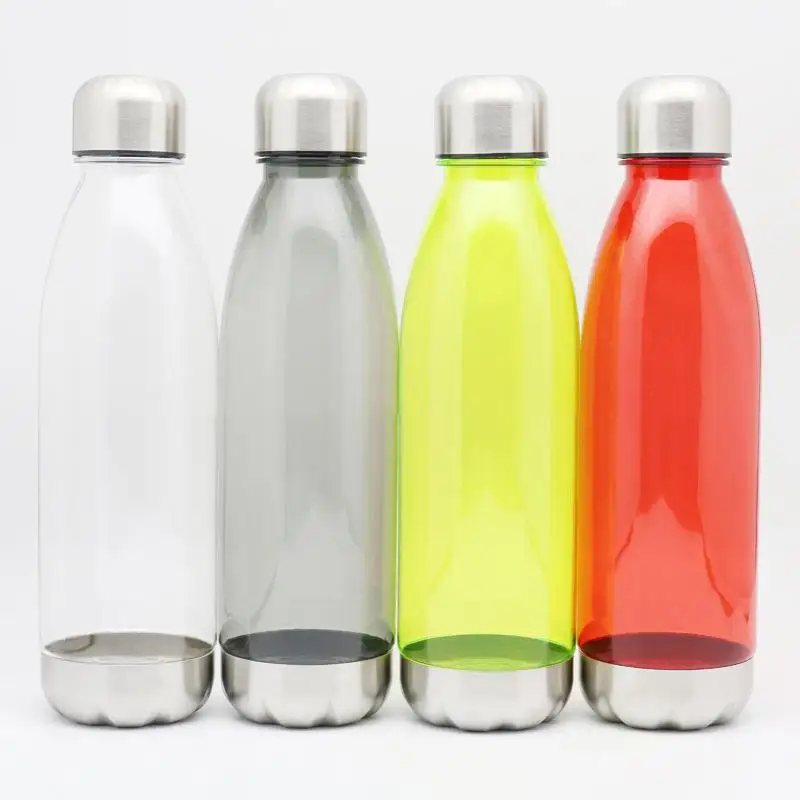 1PCS 750ML BPA free Plastic Reusable Water Bottle Cola Bottle Shape for Sports Camping Travel Plastic Bottles Drop Ship