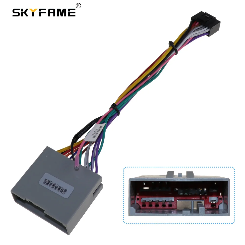 

SKYFAME 16Pin Car stereo Wire Harness For Ford Explorer Expedition Chevrolet Trailblazer Low configurationcables cable