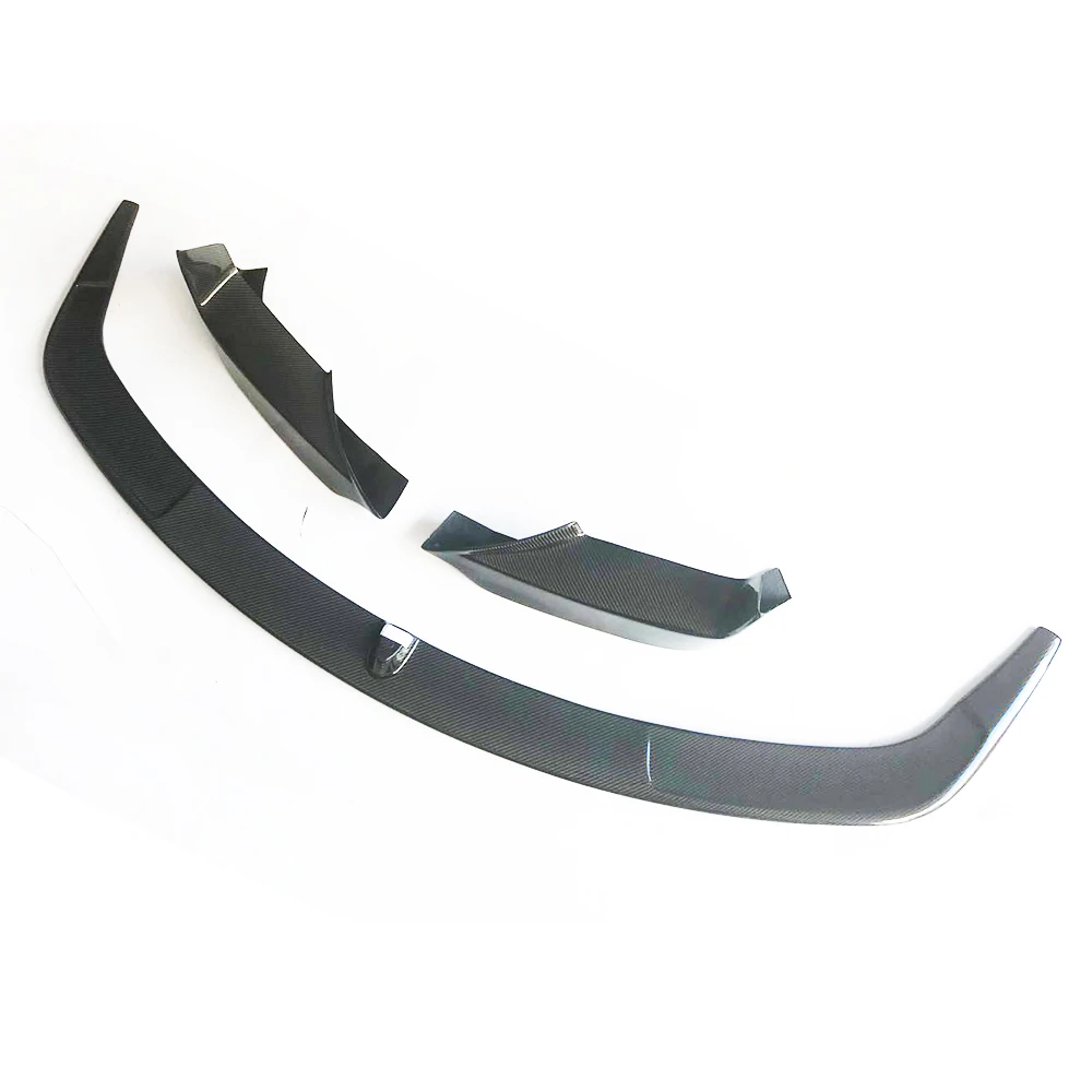 Carbon Fiber Front Bumper Chin Lip with Splitters for BMW F06 F12 F13 630 640 650 With M Package 12 - 16