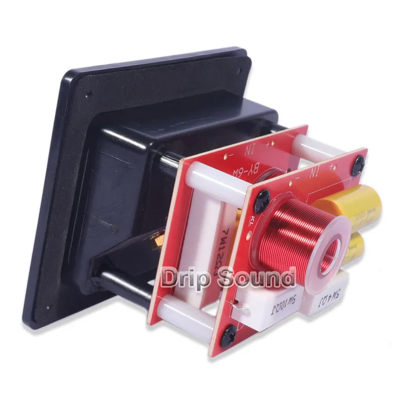 1 stks HiFi 120 W 2 Manier 2 Unit Hoog-Laag Audio Luidspreker Frequentieverdeler Stereo Crossover Filters met aansluitdoos