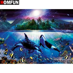 HOMFUN Diamond Painting Cross Stitch 