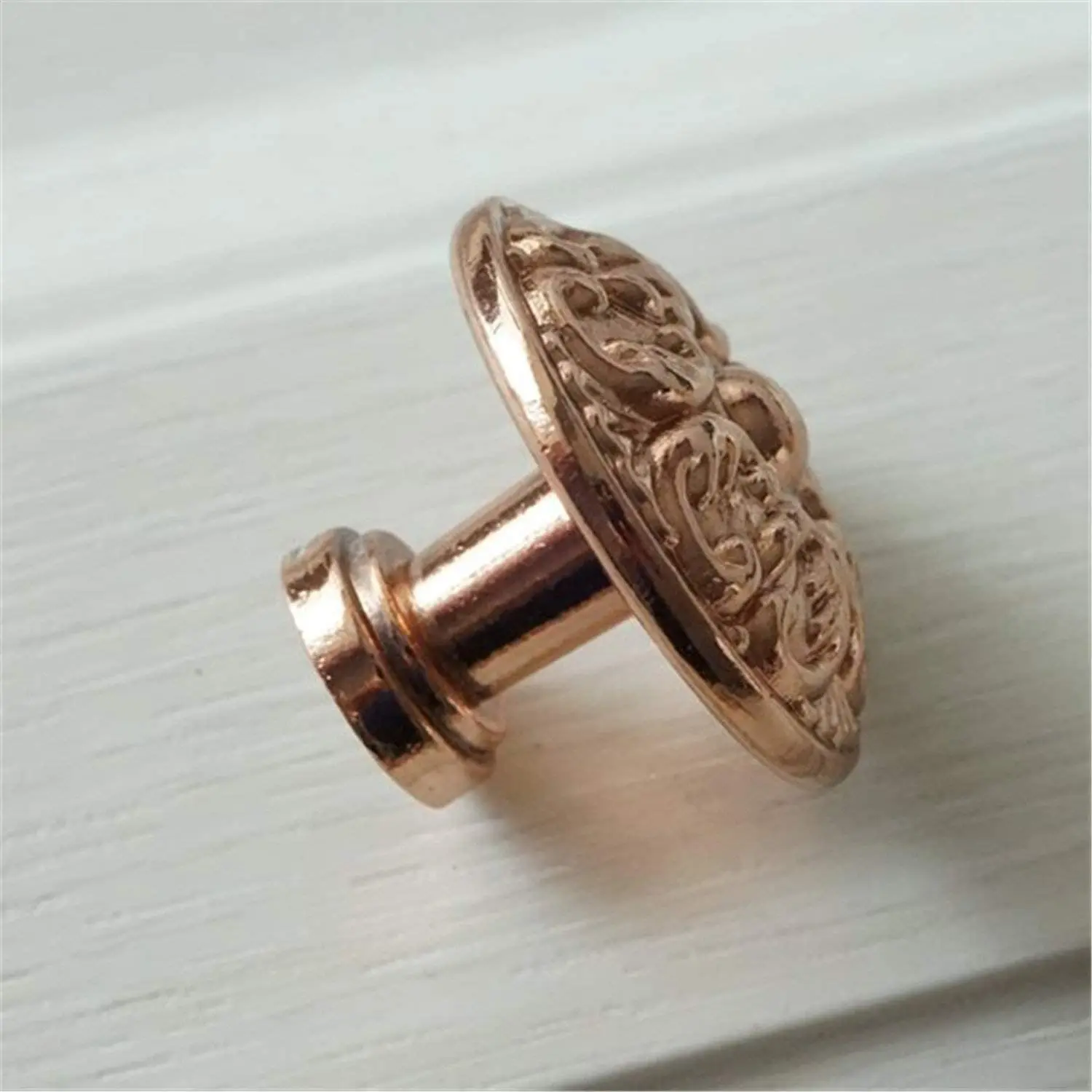 Rose Gold Lade Trekt Handvatten Zinklegering Dresser Handle Drawer Knop Rustieke Keuken Deur Trekknop Meubels Hardware
