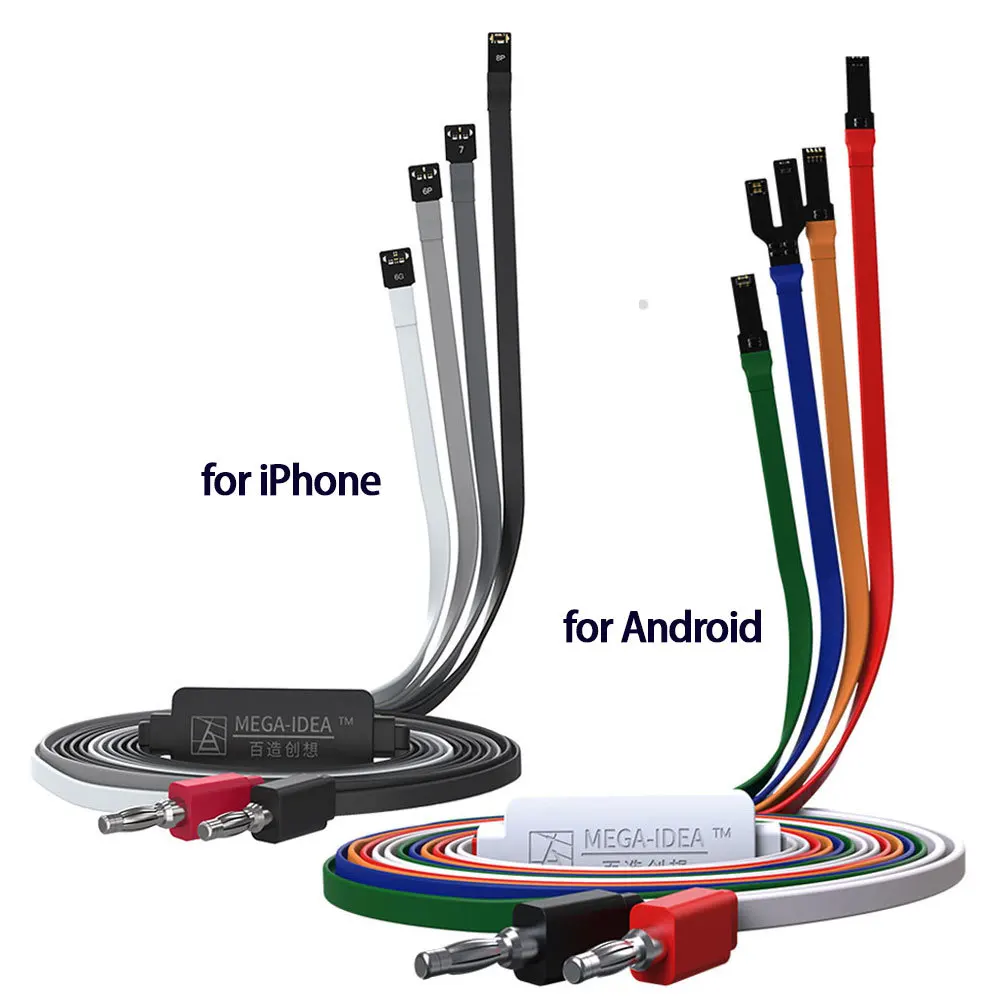 Cable de fuente de alimentación de teléfono, herramientas de prueba de reparación de activación de un botón para iPhone X, XR, XS, MAX, 8, 7, 6sP, Samsung, xiaomi, Huawei, Android