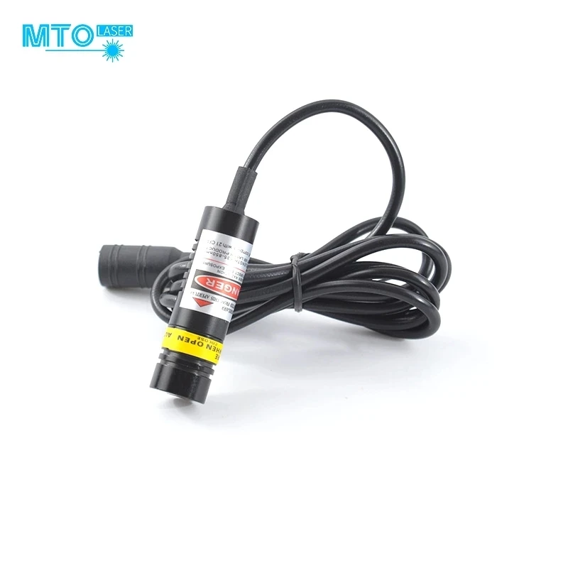 Focusable 650nm 10Mw Rode Laser Line Module 14.5X48Mm W 5V Adapter