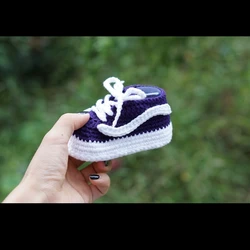 QYFLYXUEHand Made ogo Wool Crochet Baby Shoes, Chaussettes, Sports Baby Shoes