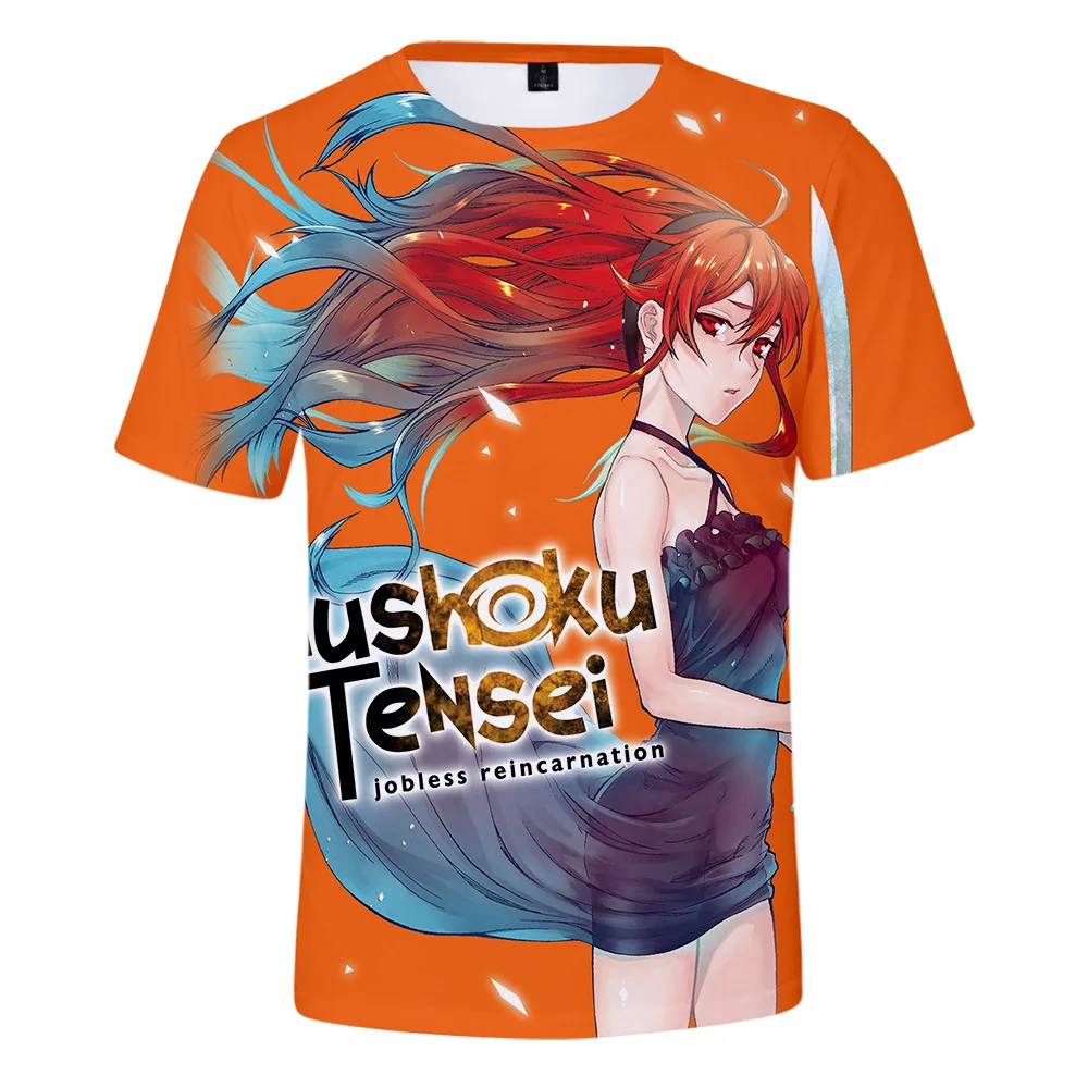 2021 mushokutensei Hip Pop T Shirt 3D Print Casual Summer Adult Kids Short Sleeve O-neck Tees Men Women Tops Clothes