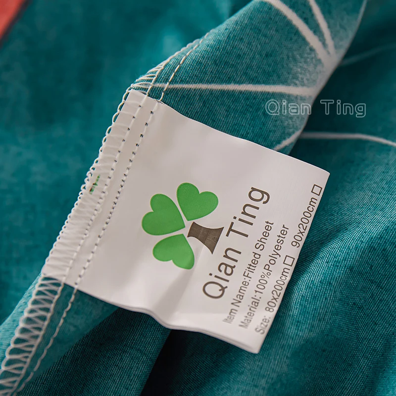1 piece of bed sheet for bedroom 100%Polyeste Elastic Band Around bedding Fitted Sheet Only (excluding pillowcases)