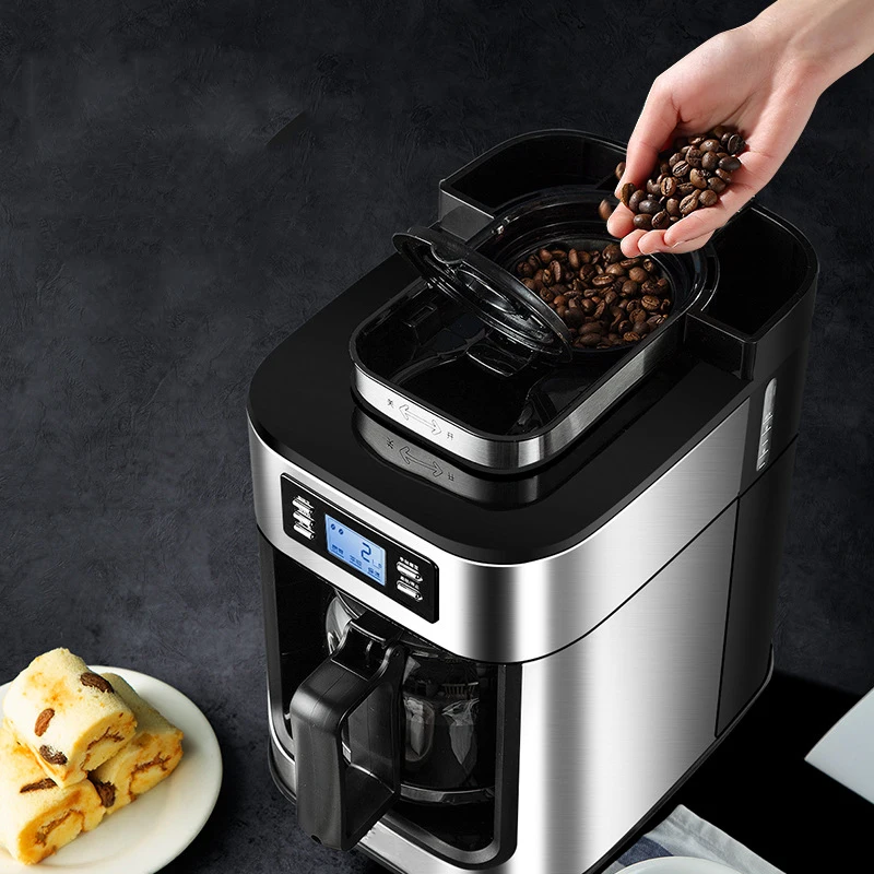 

Easy To Clean High Quality Drip Coffee Filters Machine 1.2L/15 Cup Home Use Electric Espresso Maker Machine With Stainless Steel