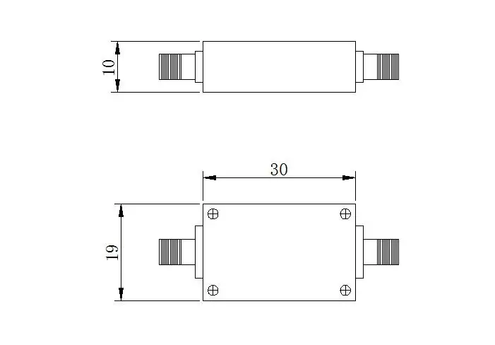 X-band RF Frequency Multiplier Microwave Frequency Multiplier 8-16g Output Passive Frequency Multiplier