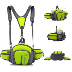 5L Grande Running Bag Outdoor Cycing Caminhadas Cintura Bag Fanny Pack com Water Bottle Holder Homens Mulheres Esporte Camping Equitação Mochila