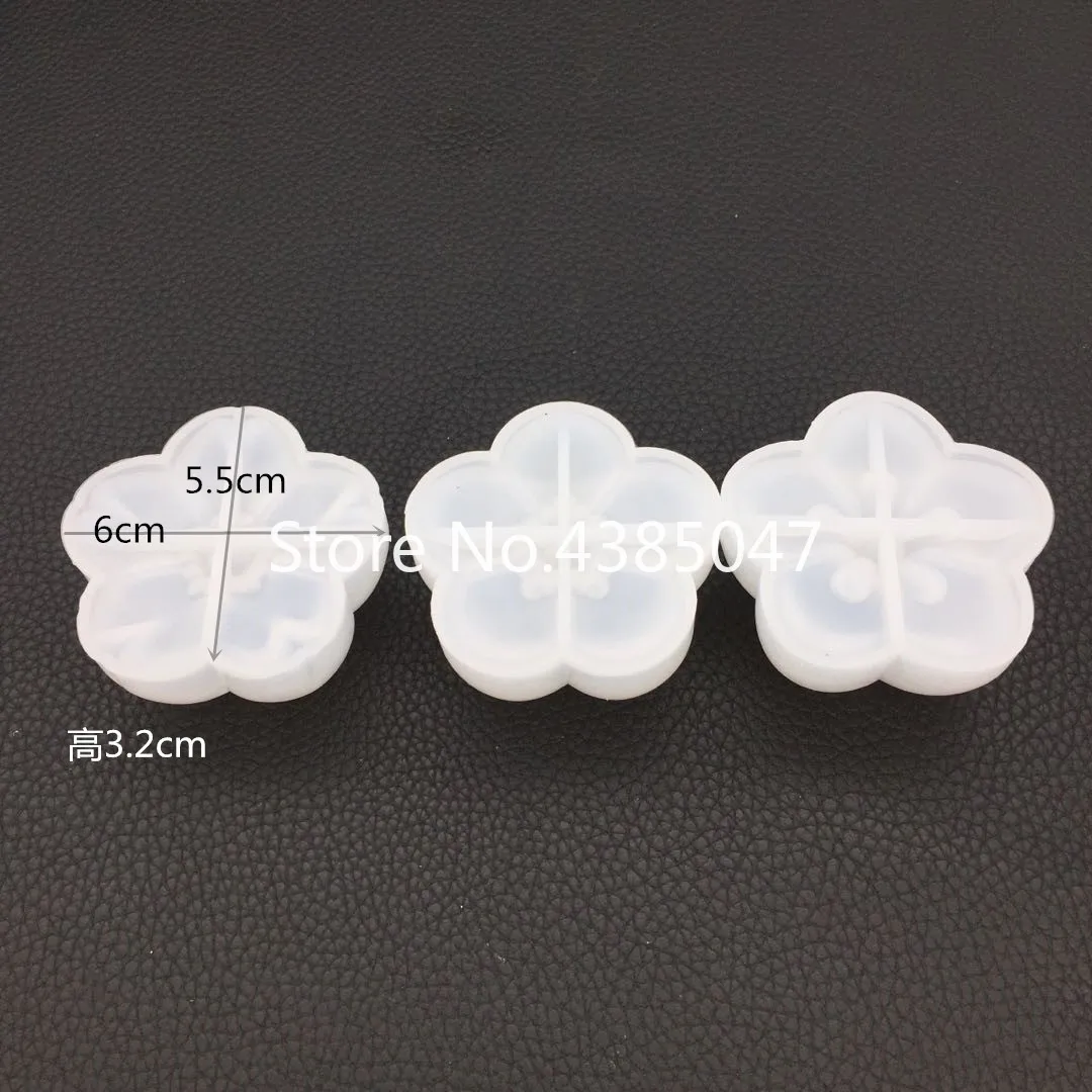 1PC Cherry Blossoms DIY Necklace Jewelry Mold Pendants Crystal Scale Jewelry Resin Molds for Jewelry Making Tool