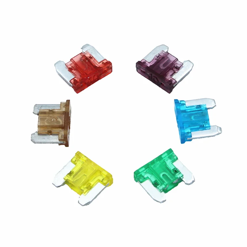 50PCS Mini Size MICRO Car Auto Blade Fuse 5A 7.5A 10A 15A 20A 25A 30A