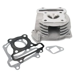 Wilebo GY6 49cc 50cc 39mm Cylinder Head with 64mm Valves Replacement for 4 Stroke  ATV Scooter Moped 139QMA 139QMB Engine