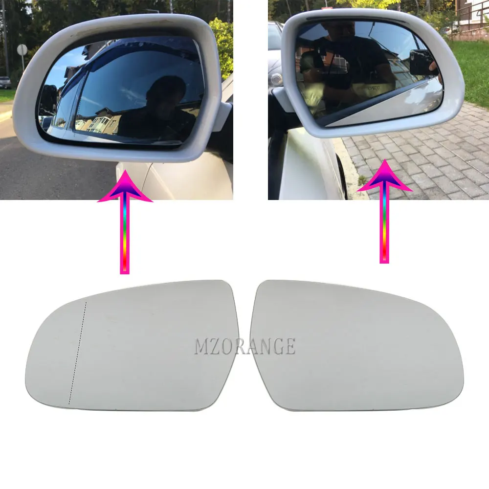 Heated Side Mirror Glass for Audi A4 B8 2010 2011 2012 2013 2014 2015 2016 Rear View Rearview Mirror Glass Door Wing Mirrors