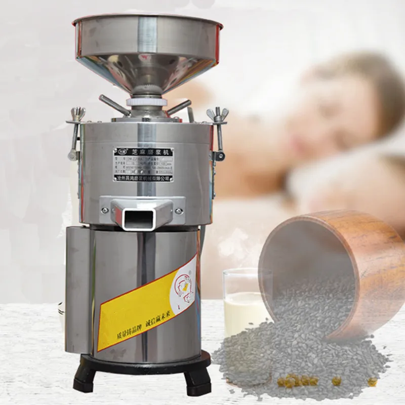 Commercial electric sesame sauce, peanut butter grinder, small household automatic grinder , refiner