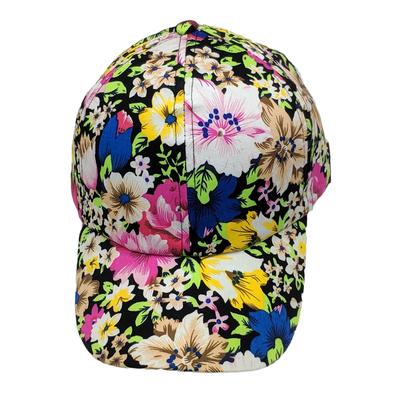 Gedruckt Daisy Blume frauen Baseball Kappe Sommer Reise Hut Männer Curved Visor Cap Tropical Neuheit