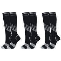 3Pairs Men Woman Compression Socks Nylon Medical Nursing Stockings Specializes Breathable Sports Socks