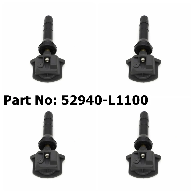 

4PCS TPMS Tire Pressure Sensor 52940L1100 52940-L1100 433MHz For KIA Seltos Hyundai Sonata 2019-2020 High Quality