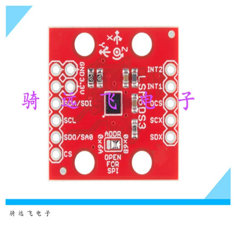 Модуль LSM6DS3 3-осевой акселерометр гироскоп 6-осевой DOF IIC/SPI передача