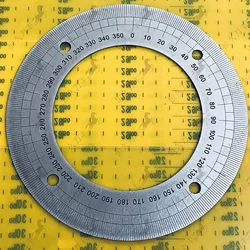 Outer diameter: 180mm Dial Stainless Steel Angle Plate Mechanical Parts 360 Degree Disc 180 # 112 # 2 # 8 # 144