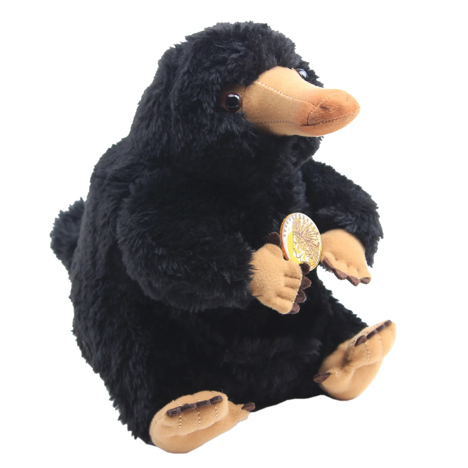 

Куклы из аниме-фильма, черные плюшевые игрушки Niffler duckbill, плюшевые игрушки, Фантастические звери и где их найти, милая мягкая игрушка, 8 дюймов, 20 см