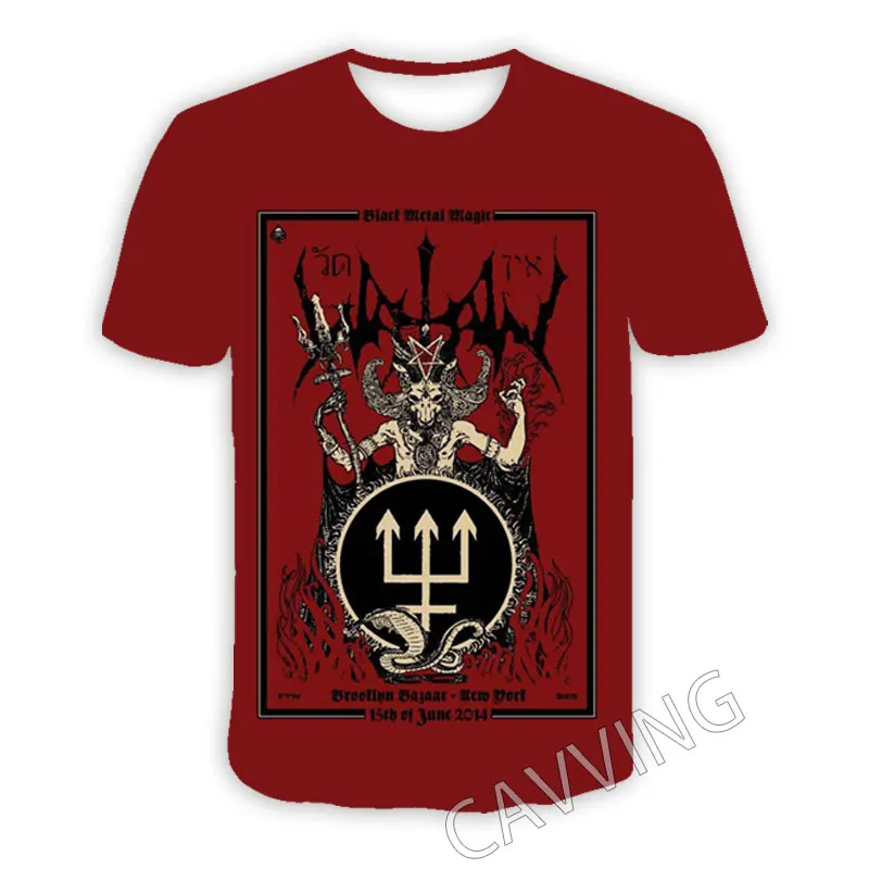 New Fashion Women/Men's 3D Print  Watain Band  Casual T-shirts  Hip Hop Tshirts Harajuku Styles Tops Clothing   Size : S-7XL