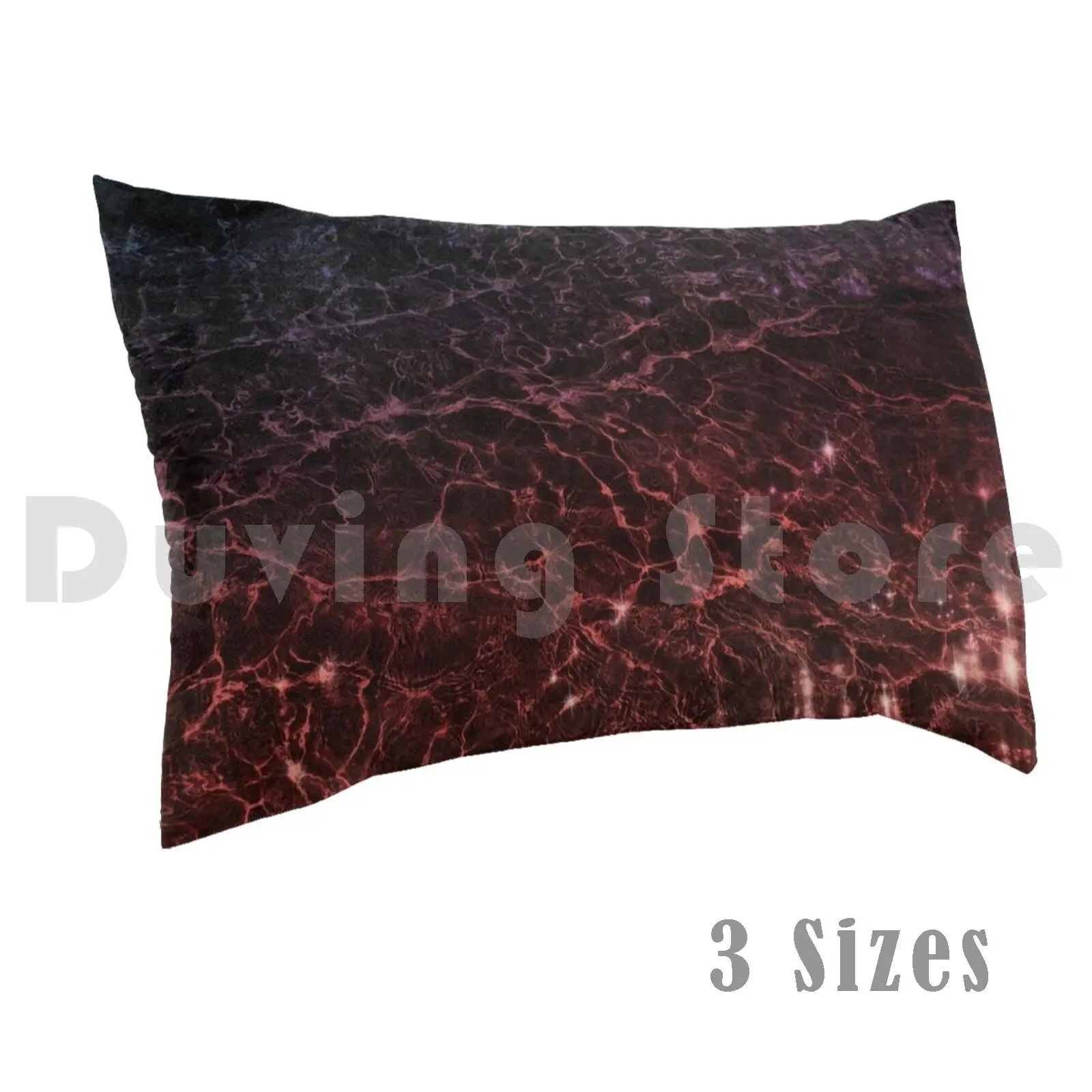 Dream Waves Pillow Case 20*30 Inch Sparkles Ocean Water Rainbow Surreal Waves Hawaii Swimming Glitter