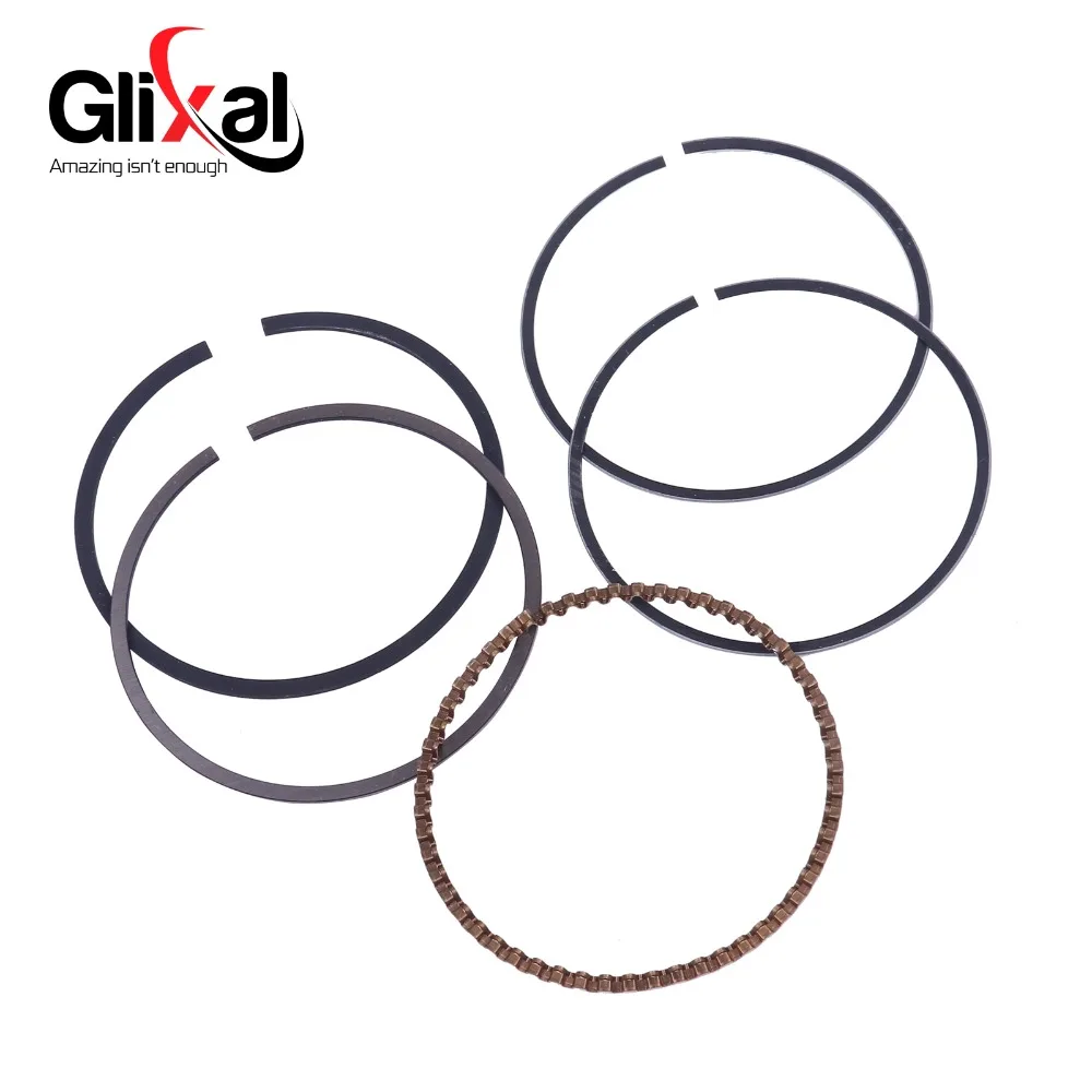 Glixal 139QMB 139QMA GY6 100cc skuter na gaz 50mm zestaw pierścieni tłokowych, SUNL,Vento,ABM,VENTA,STELS,Banzer,Romet motorower ATV