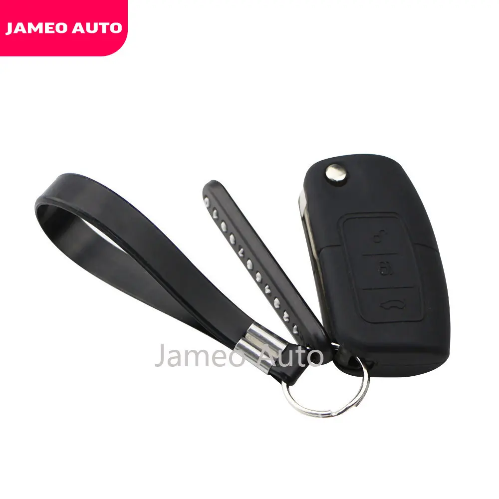 Silicone Key Cover Case with Key Chain Phone Number Plate Card for Ford Fiesta Focus 2 MK2 Ecosport Kuga Escape Accessories