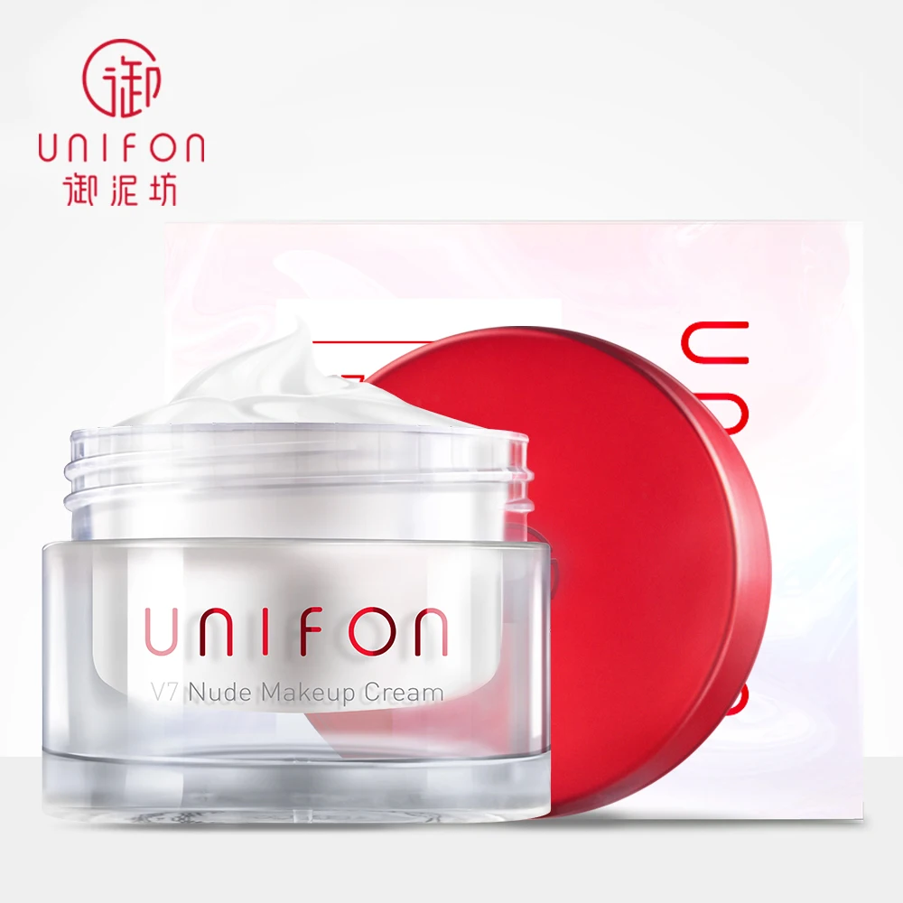 UNIFON V7 Nude Makeup Cream Free shipping Whitening Brighten Easy to Wear Natural 20g