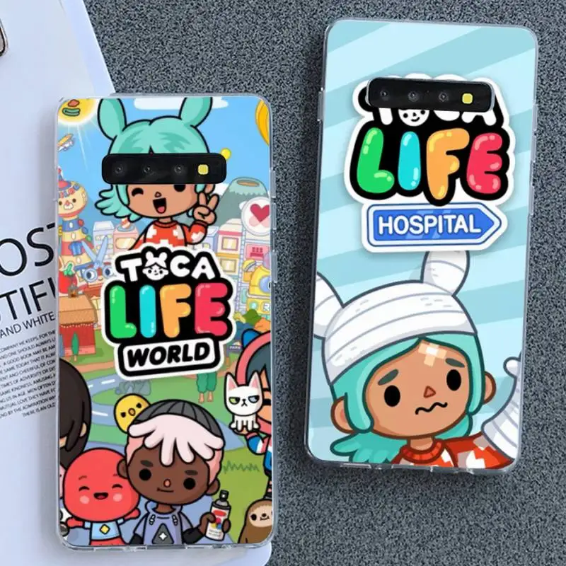 Toca Boca Toca Life World game Phone Case for Samsung Galaxy S10 Plus S10E  S6 S6edge S7edge S8 S9 Plus S10lite S20 Plus Ultra