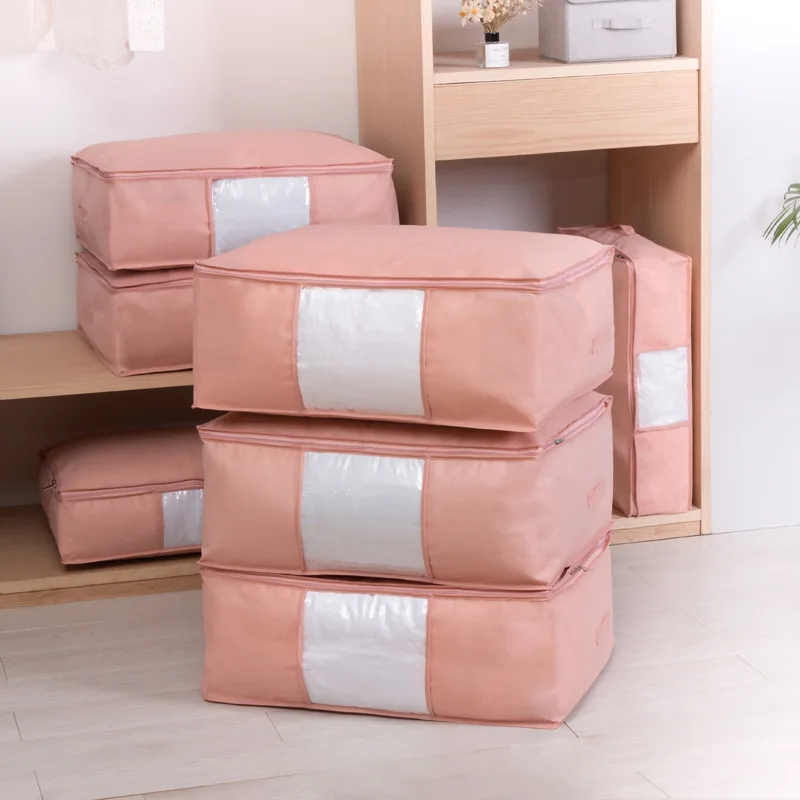 luluhut Non-Woven Fabric quilt storage bag duvet storage cover under bed storage totes storage of quilt closet blanket organizer