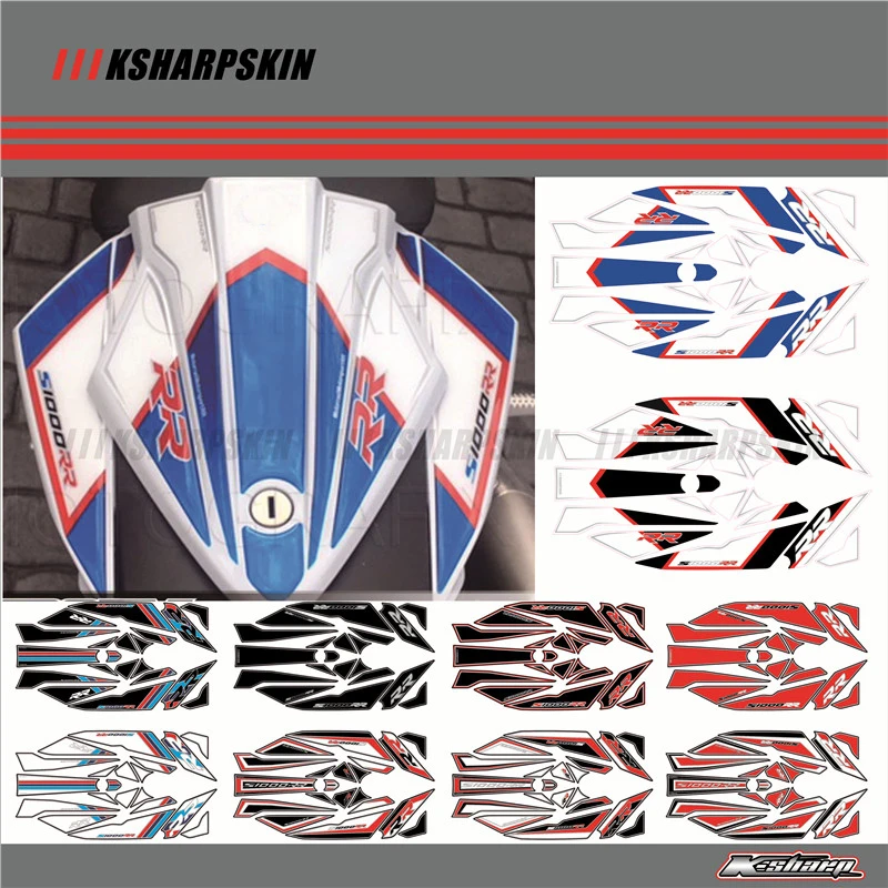 Phía Sau Fairing Số Ban KSHARPSKIN 3D Gel Bảo Vệ Cho Xe BMW 2015-2017 2016 S1000RR S1000 RR