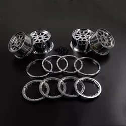 Baja 5B Buggy Gen 3 Chrome Plated Plastic Rims