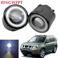2pcs Car Fog Lamp Assembly LED Fog Lights For Nissan Infiniti Tiida X-Trail T31 Juke Note E11 Murano Z51 Patrol 3 Rogue Versa