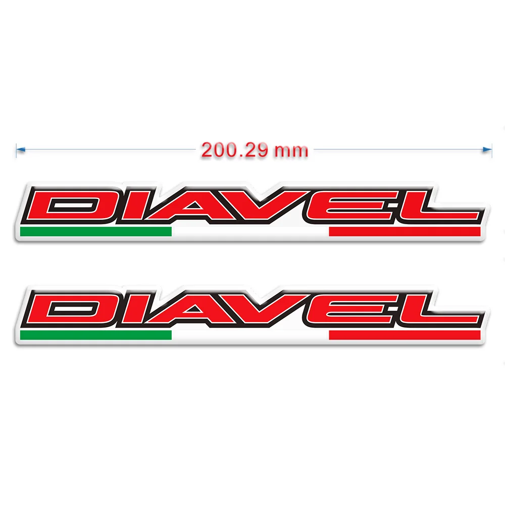 Protecteur de tampon de réservoir pour Ducati Diavel XDiavel 1260S V2 V4, autocollants de carénage de moto, emblème Logo, garde-mains de pare-brise