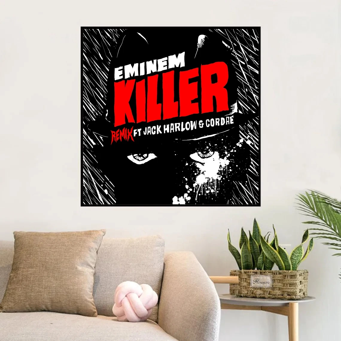 Eminem Jack Harlow Cordae Killer Music Album Poster Canvas Print Home Decoration Wall Painting ( No Frame )