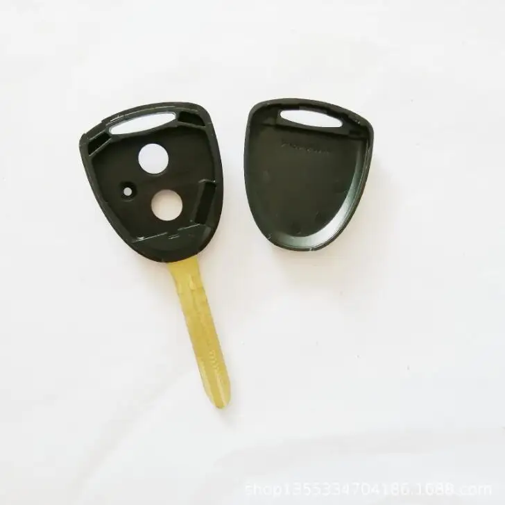 Shel-Reemplazo de 2 botones para llave remota de coche Ford, funda en blanco