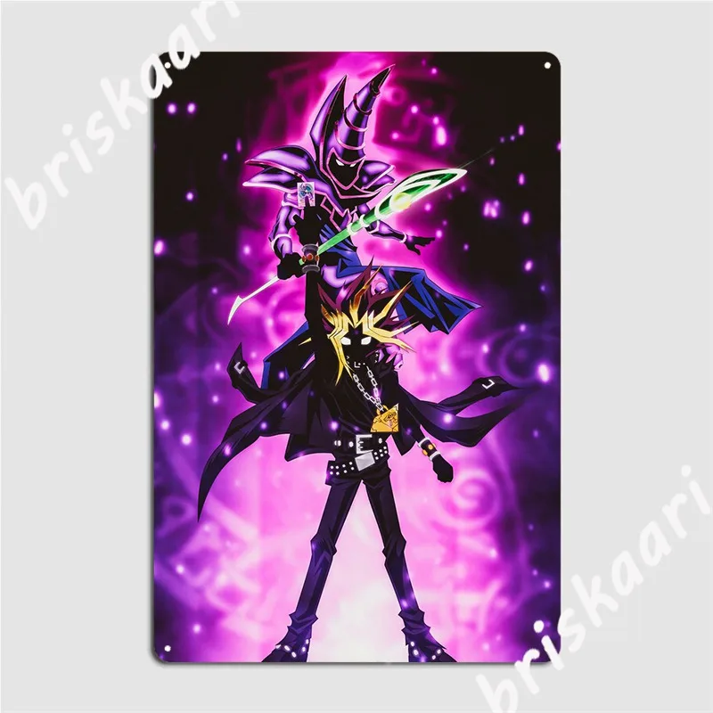 Yami Yugi Metal Plaque Poster Wall Mural Club Bar Plaques Printing Tin Sign Poster