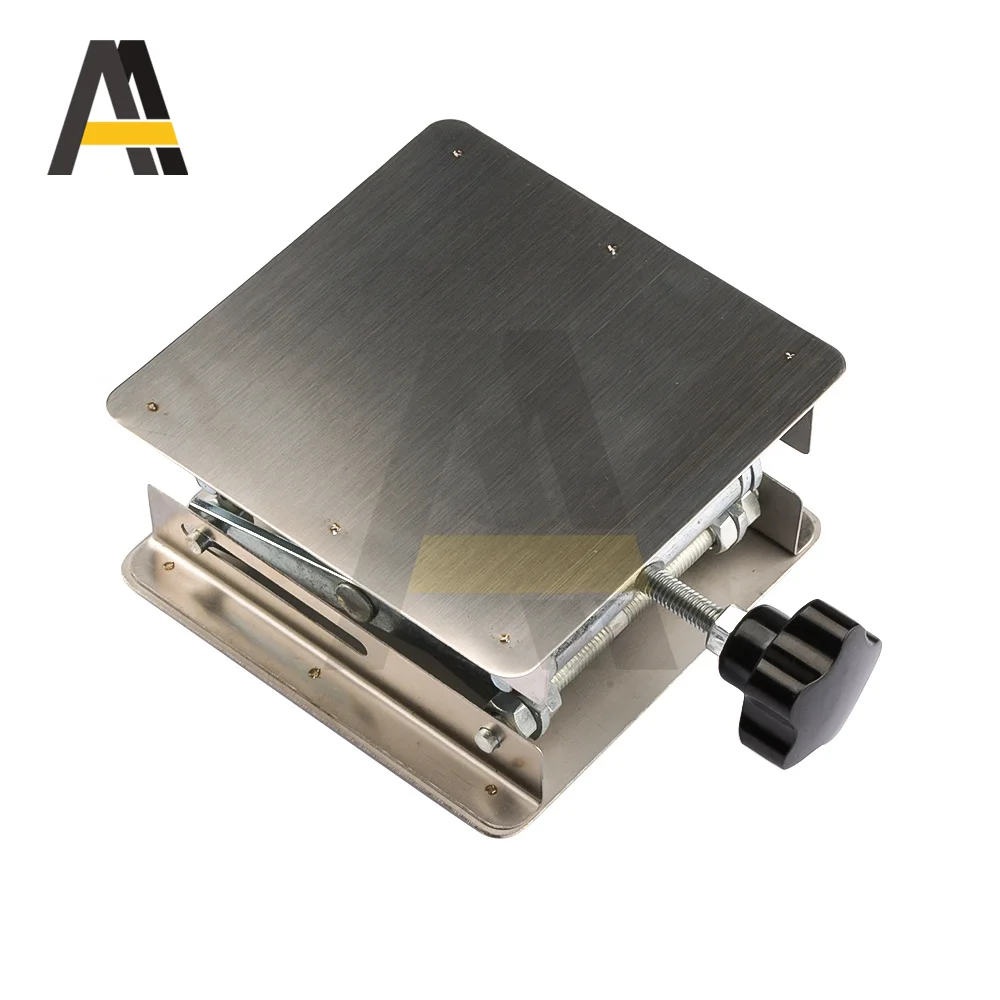Có Thể Điều Chỉnh Nâng Bàn Tủ Trưng Bày Đỡ Kéo Jack 100*100*150Mm Nâng Cho Vật Lý/Hóa Học/sinh Học Các Thí Nghiệm