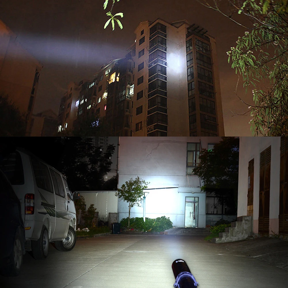 Baseball Bat LED Flashlight T6 LED torch super bright baton for Emergency and For self-defense,outdoor lighting