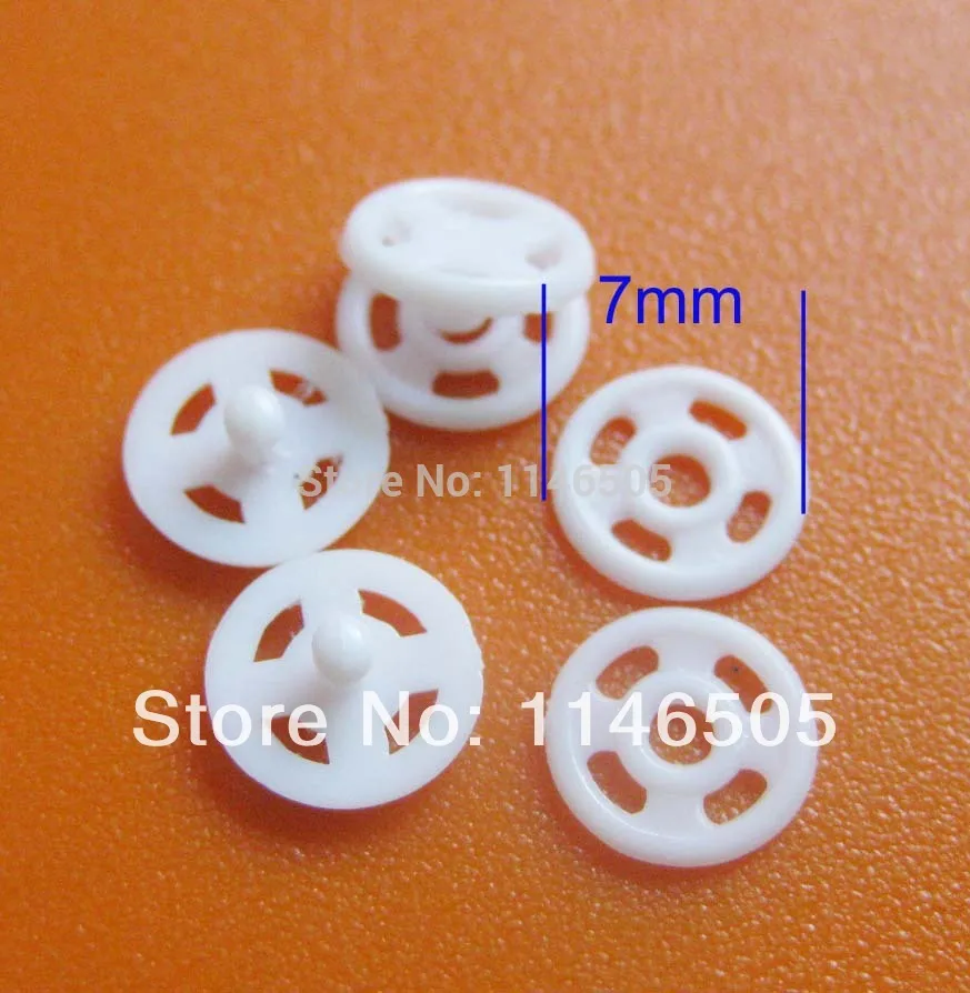 12.5mm 50set/lot Kids Accessories Nylon Button Round Snap Mini Buttons Transparent Sewing Garment Buttons Scrapbooking