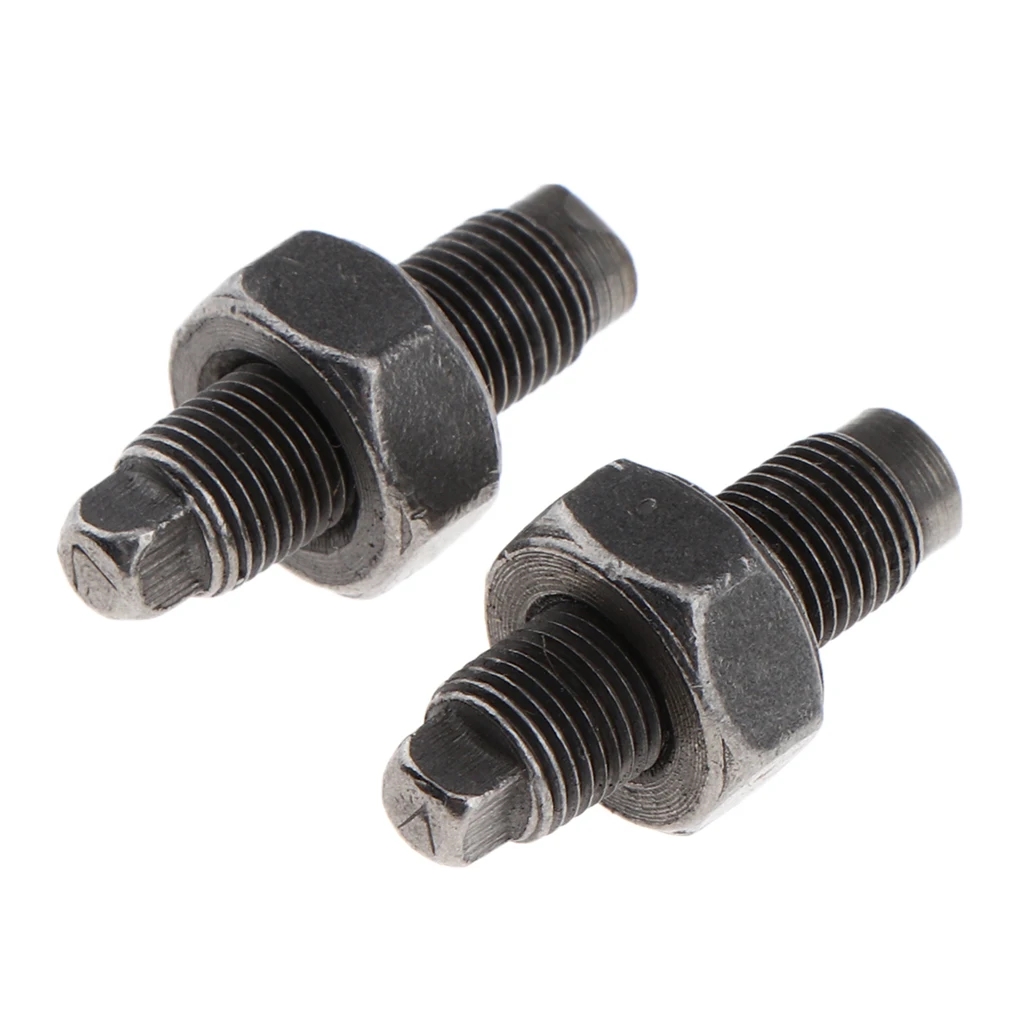 Solid Valve Ajustar Parafusos com Porcas, Fit para 50-125cc ATV QUAD, 0.7 Inch Long, 2 Pcs