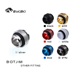 Bykski B-DTJ-MI Mini Double Male PC Water Cooling Fittings G1/4' Dual External Thread Tube Connection Cooler Adapter