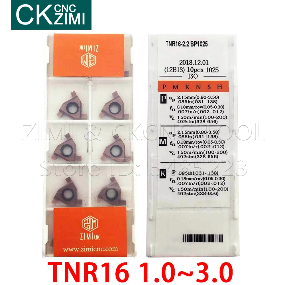 Inserts en carbure, outils CNC de coupe à fente peu profonde, tour, planche à découper, TNR16 1.1 1.2 1.3 1.4 1.5 1.6 2.2 BP1025