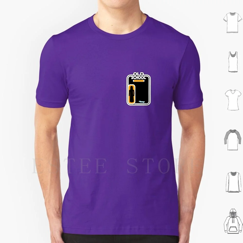 Velha escola vader t camisa de algodão masculino diy impressão kenner brinquedos 1970s