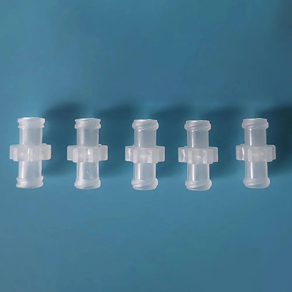 Double Male Luer Connector Drug-guided Butt-connected Plastic PP Syringe Thread Conversion Adhesive Dispensing Accessories