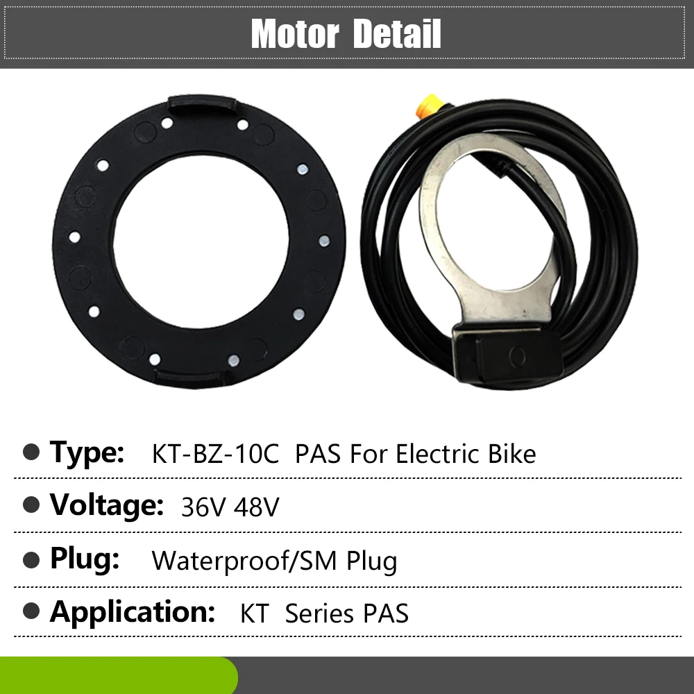 KT-BZ-10C Pedal Assist Sensor KunTeng PAS System 10 Magnets Spare parts for bicycle Julet Waterproof Plug Assistant Speed Sensor